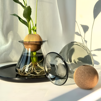 GlacierBloom Vas - Skandinavisk Glas Bordsvas