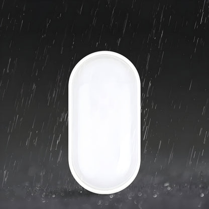 OvalShine Light - Modern Vägglampa med Ytmontering och LED-belysning