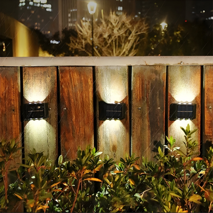 SolaraLux Ljus - Vattentålig Solar LED Upp- och Nedvägglampa