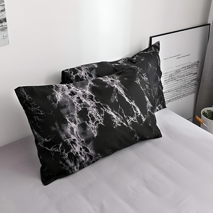 Luxe Black Marble | 3 delar Duvet Cover Set