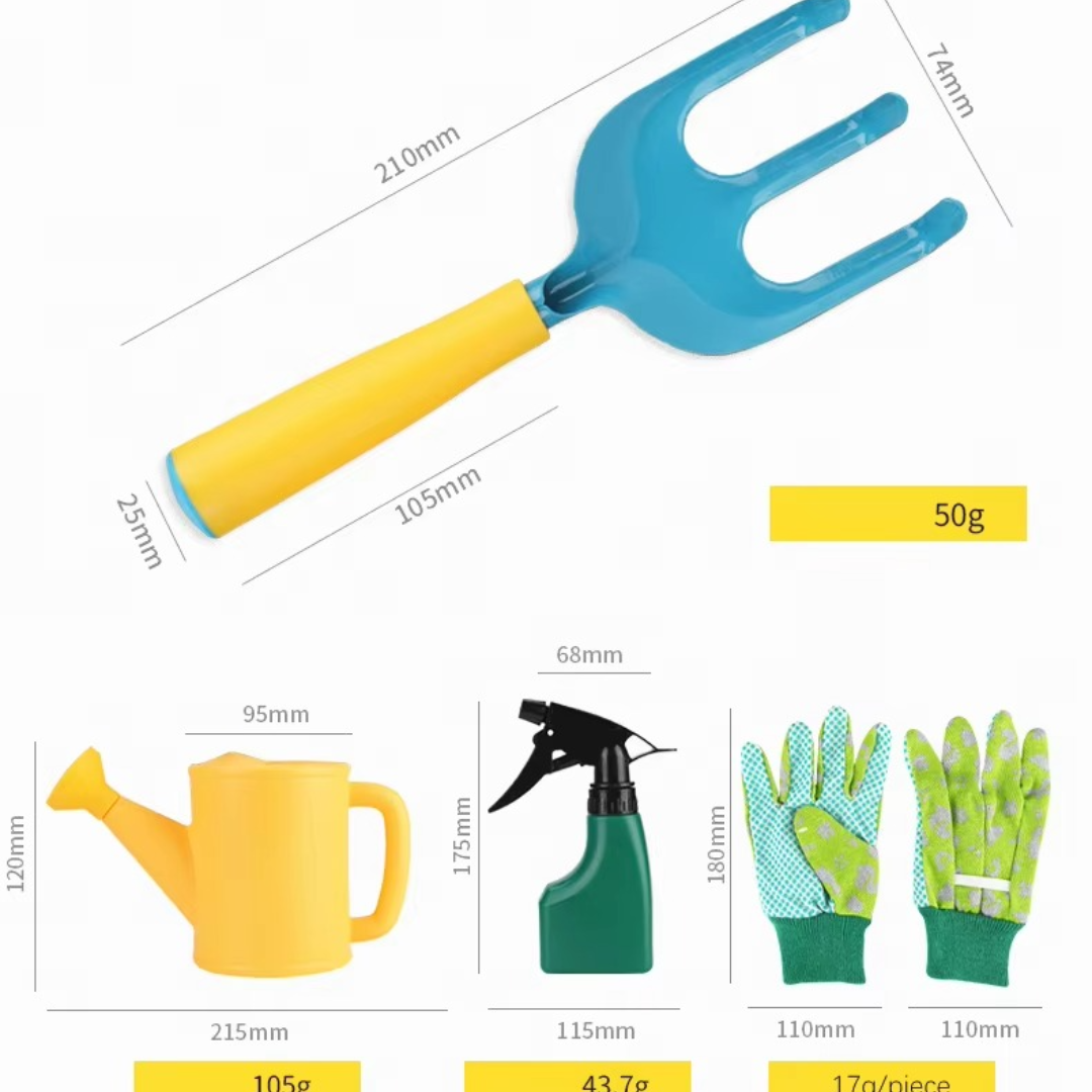 Säker trädgårdsverktygset för barn