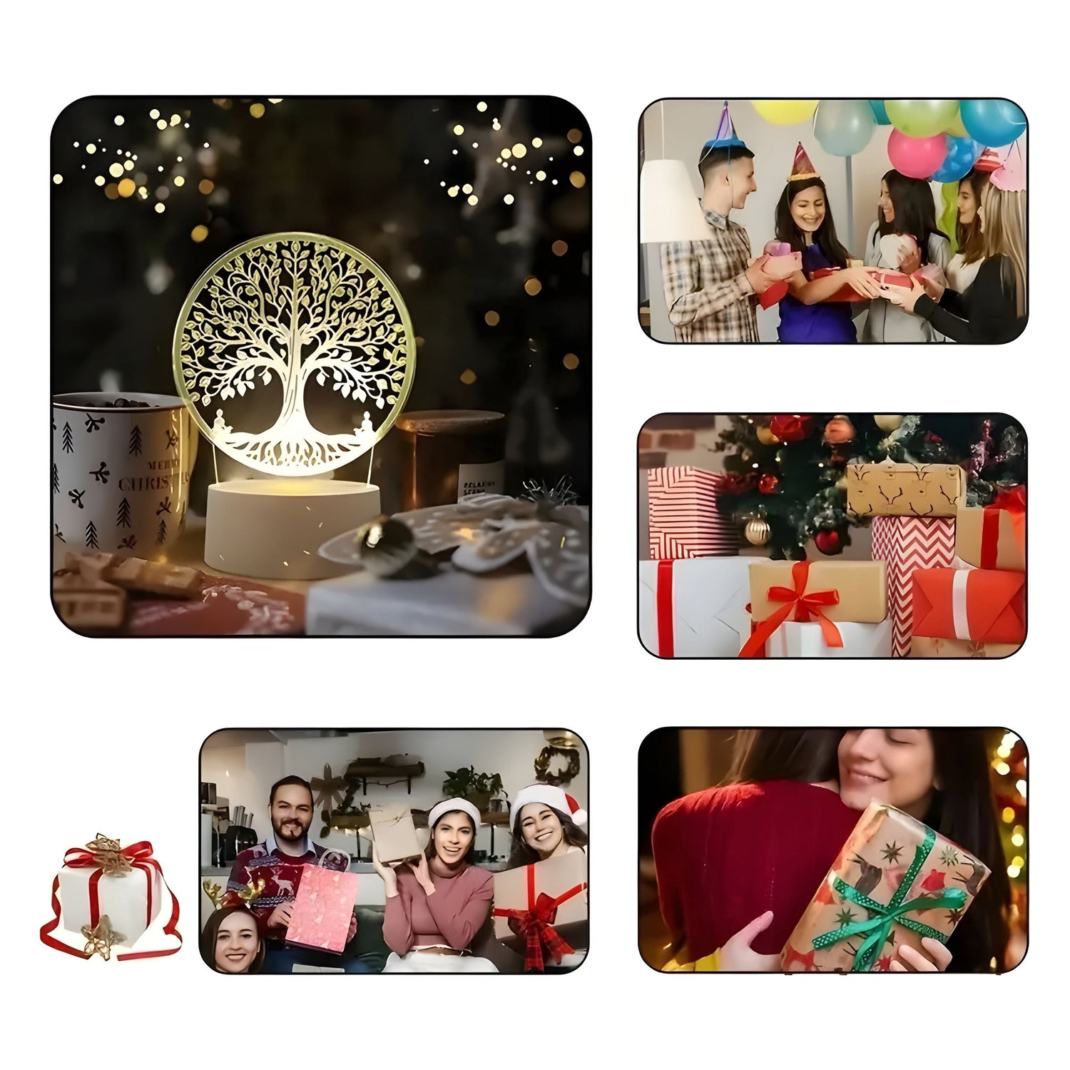 IllumiDecor Light - Dekorativ 3D LED-nattljus