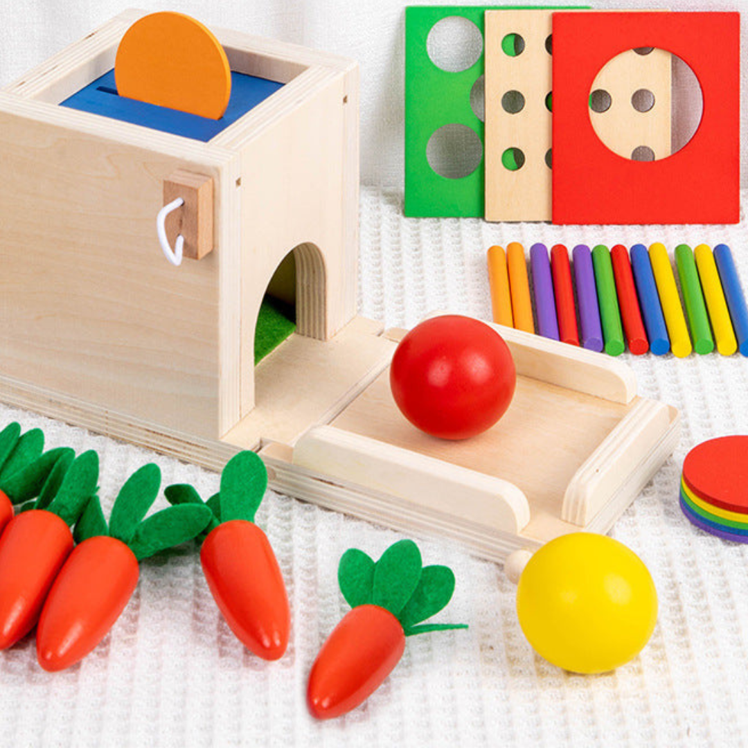 5i1 Montessori Lärande Leksakset Tillverkat av Trä
