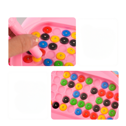 Magnetisk penna och pärltrådsritningstavla - perfekt för på språng!