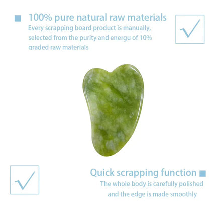 Instant Glow Gua Sha &amp; Jade Roller Set | För strålande hud och naturlig avslappning