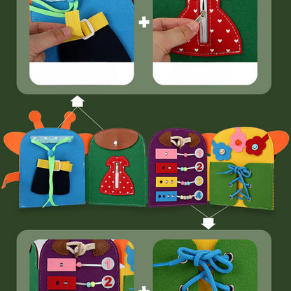 Montessori Lärande och Aktivitetsbok i Giraffdesign