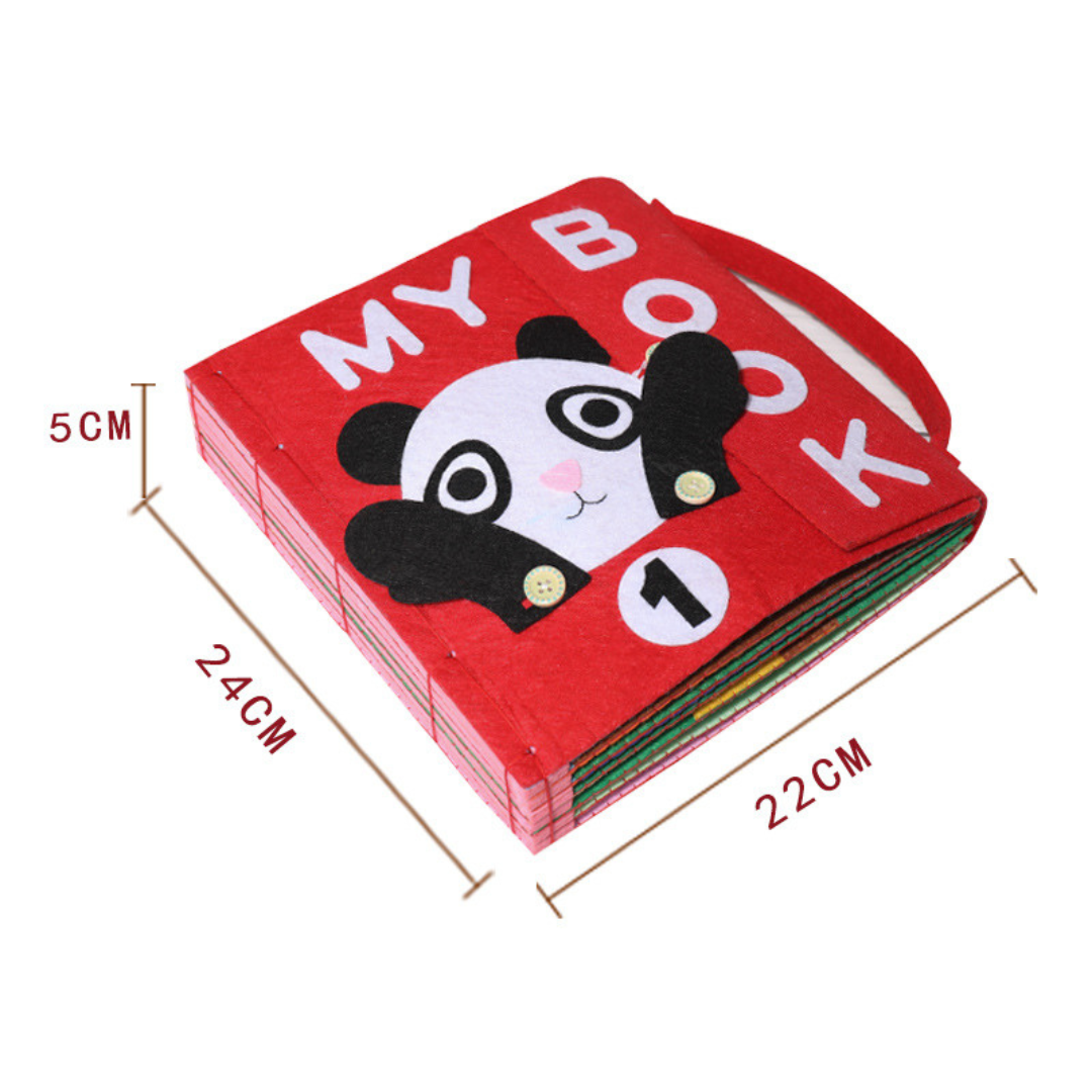 Montessori Aktivitetsböcker Gjorda av Nålfilt