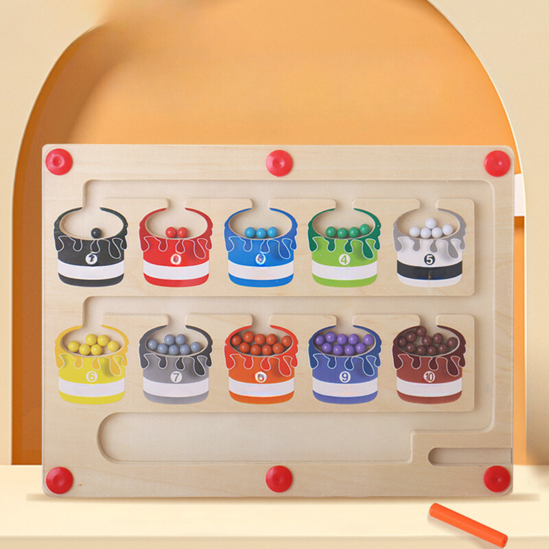 Montessori Magnetiska Labyrinter i Olika Designer