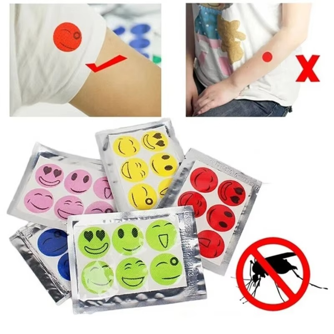 Naturliga myggavvisande klistermärken för barn och bebisar (100 st)