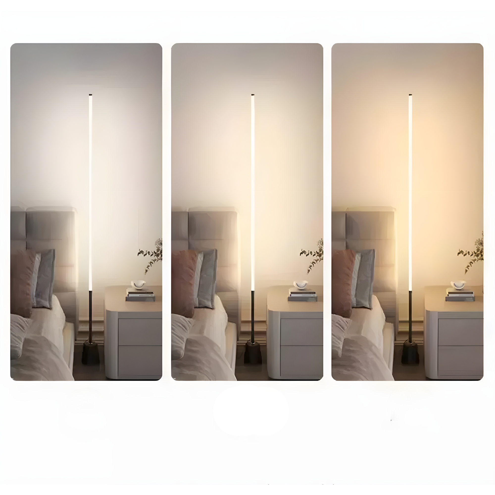 LED-hörnlampa med fjärrkontroll – Dimbar stämningsbelysning för bostads- och sovrum