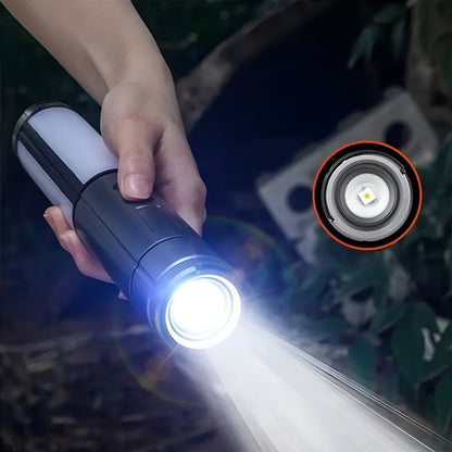 LED Campinglampa med USB – Fällbar &amp; Uppladdningsbar | 270° Svängarm &amp; Flera Ljusstyrkor