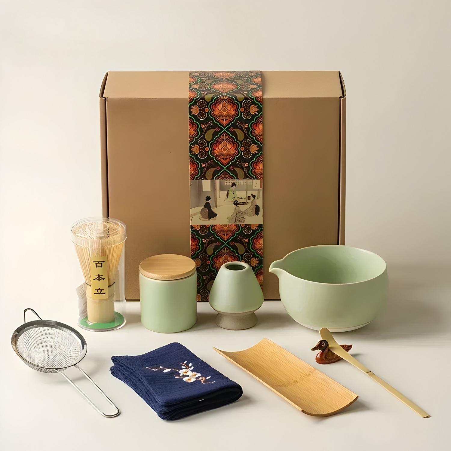 Matcha-set Keramik – Traditionellt tillbehör för japanska teceremonier