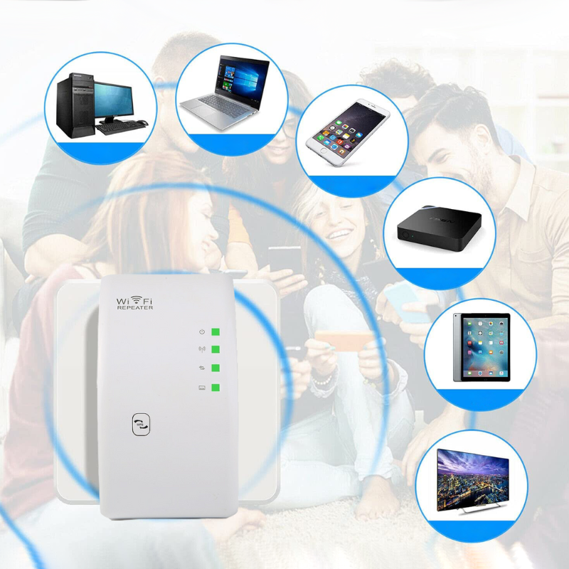 Trådlös WiFi-signal förstärkare – Pålitlig internetförlängning för hem och kontor