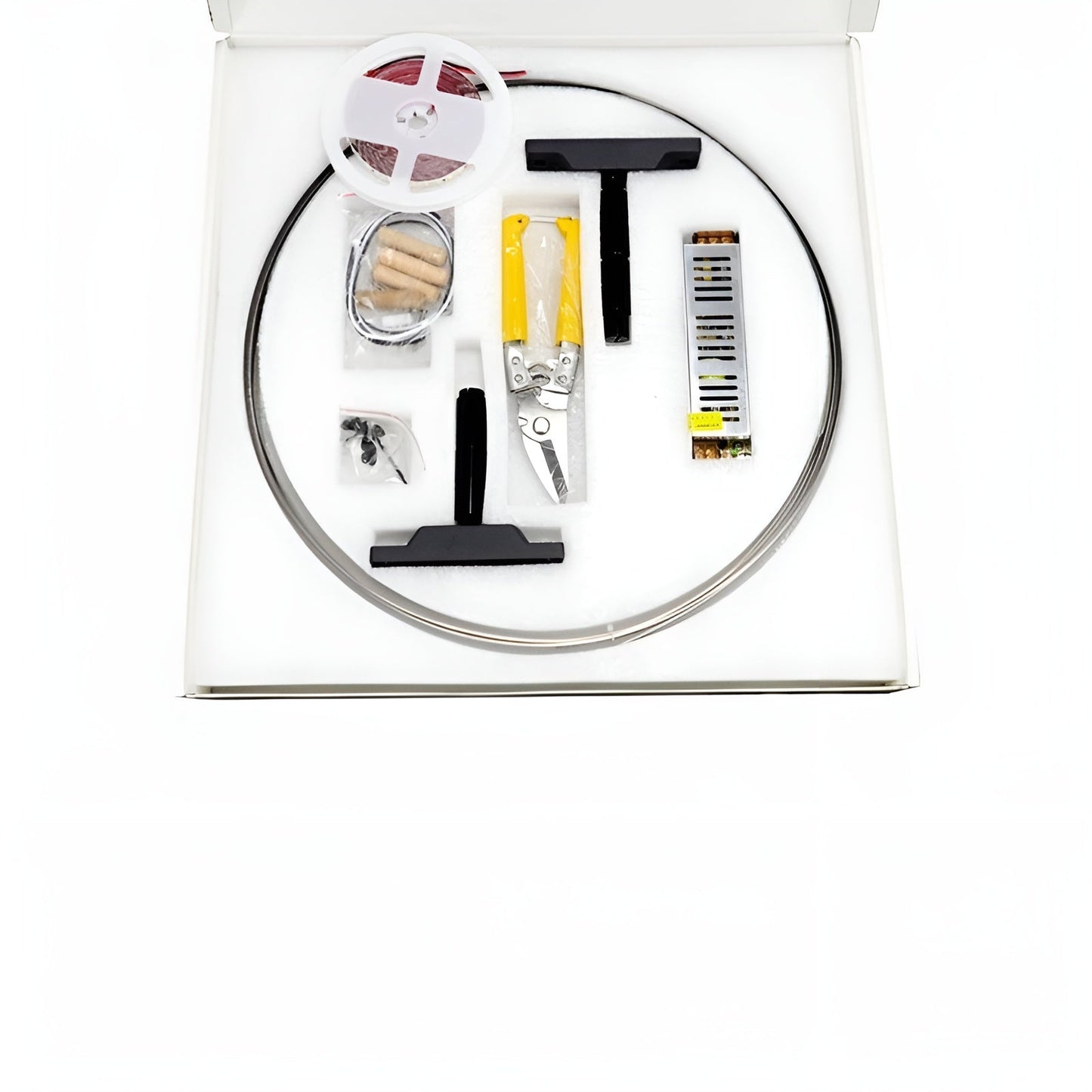 LED-vägglampa i linjärt design – Slank design i stål | För vardagsrum och sovrum