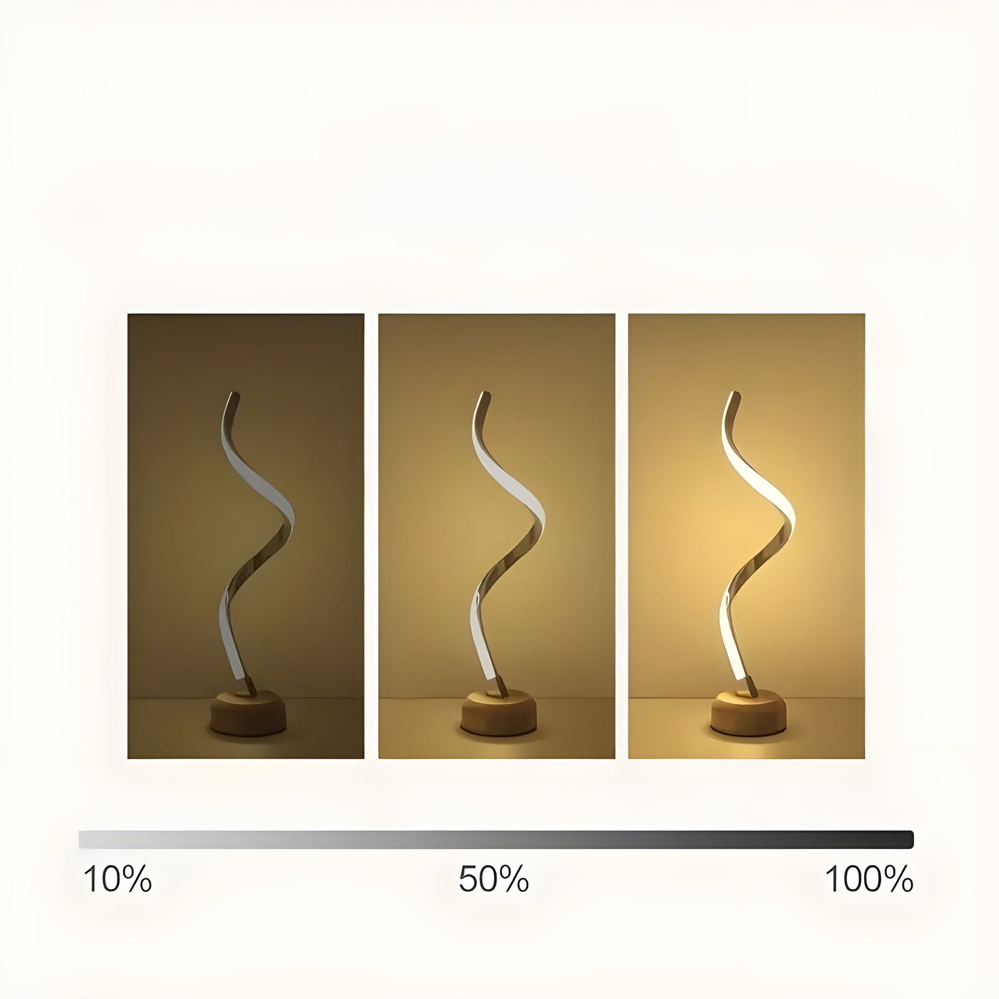 LumaCurve Lampa - Modern LED-skrivbords-lampa