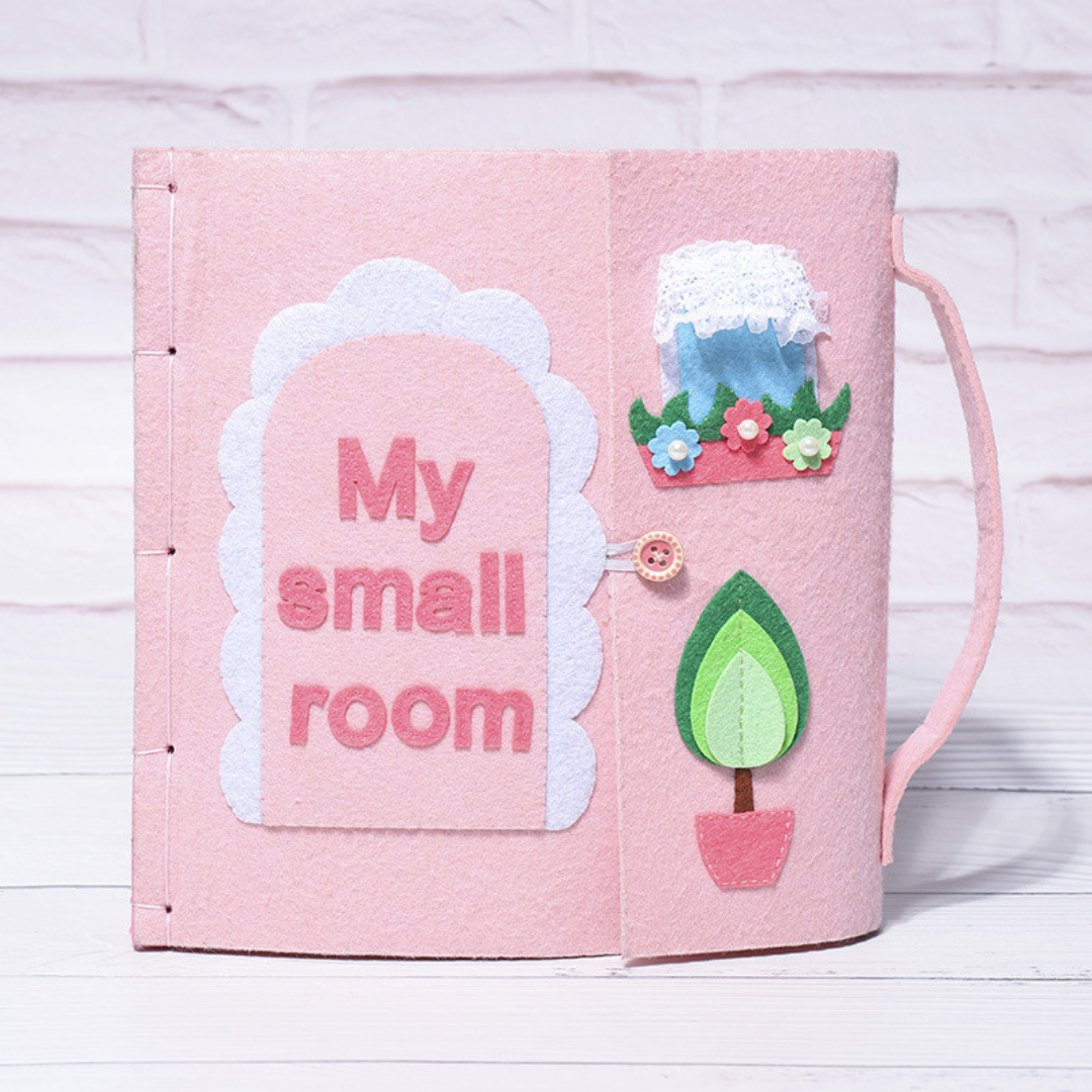 Montessori Aktivitetsböcker Gjorda av Nålfilt