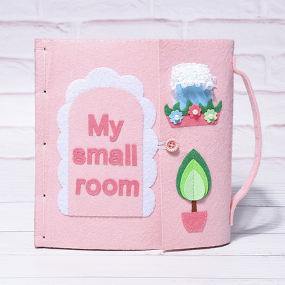 Montessori Aktivitetsböcker Gjorda av Nålfilt