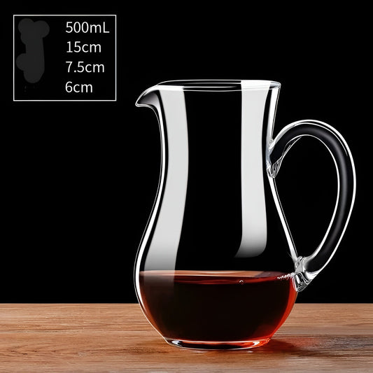 Kristall vinluftare i snäckform – Blyfri för vin eller konjak | Dekorativ för hemmet & bar