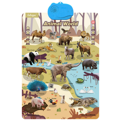 Prata engelska lärande tavla för barn