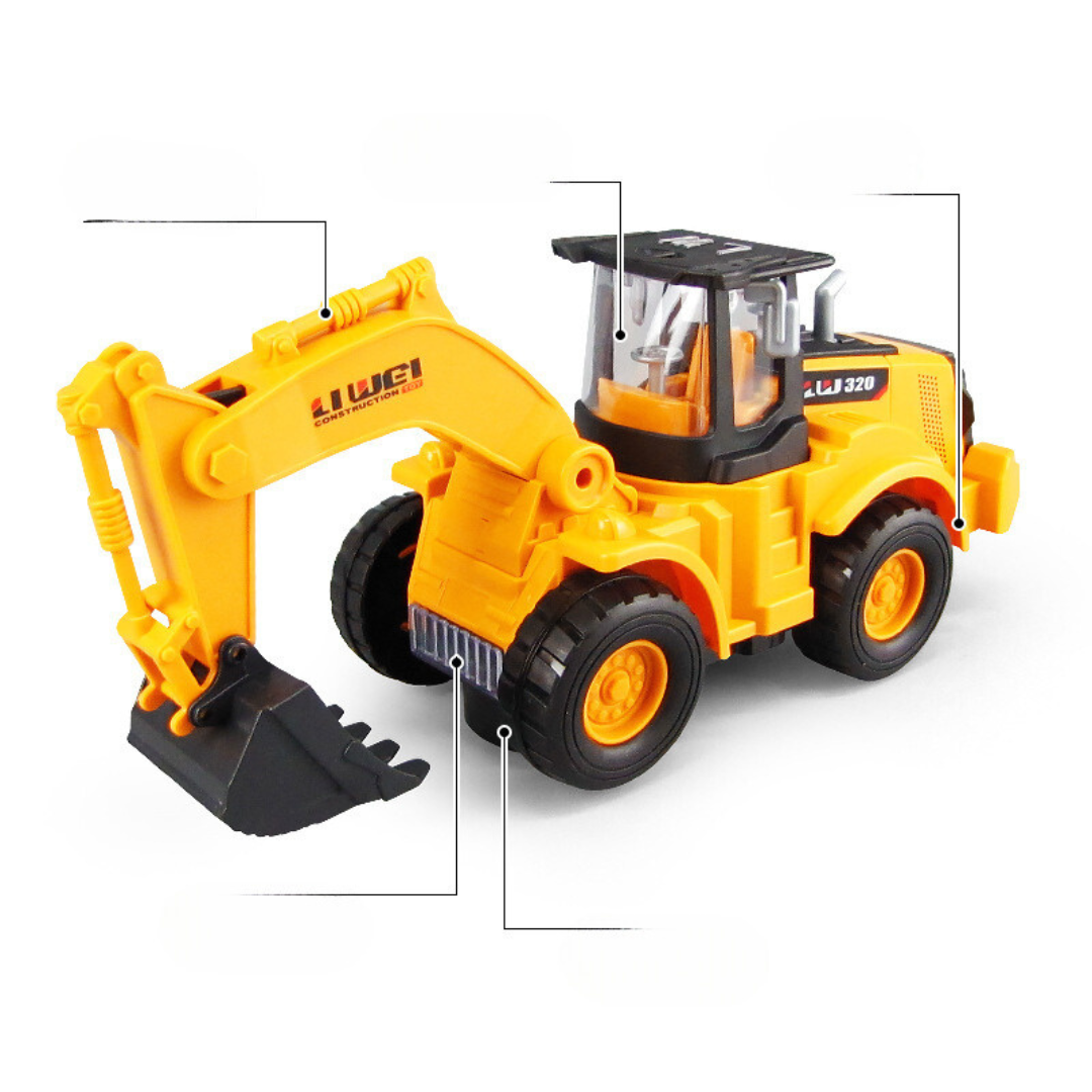 Dansande Musik Grävmaskin Lektoy