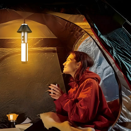 LED Campinglampa med USB – Fällbar &amp; Uppladdningsbar | 270° Svängarm &amp; Flera Ljusstyrkor