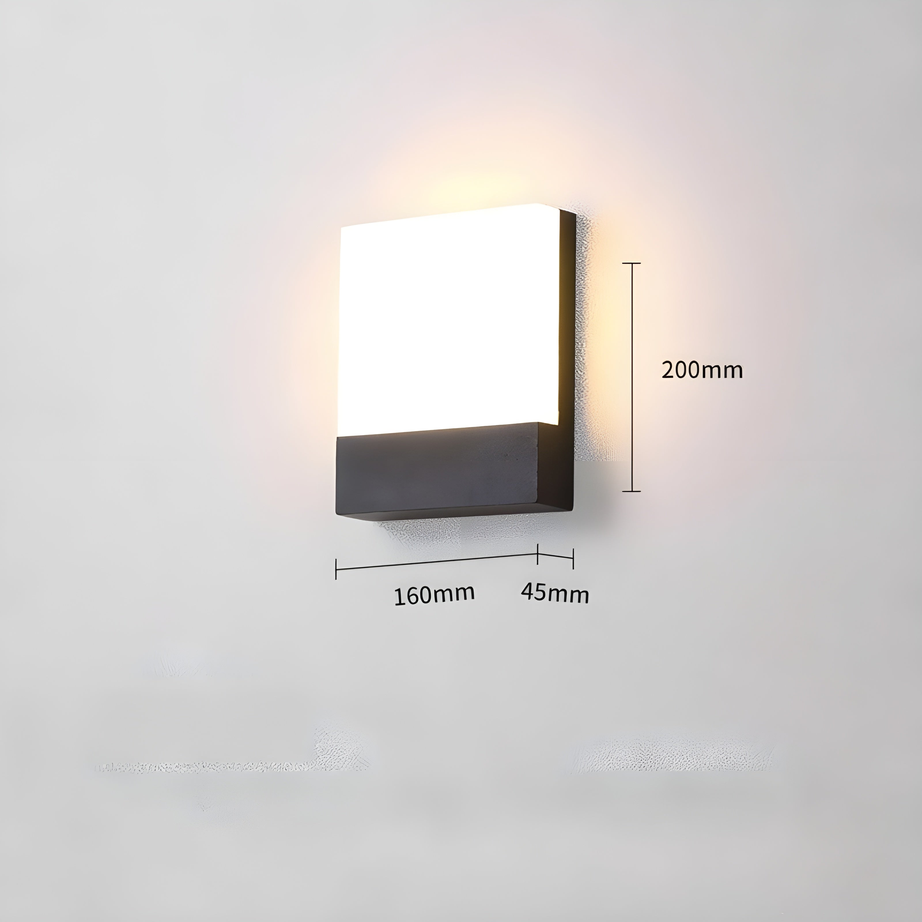 SereneBright Light - Vattentät Ultra-Bright Vägglampa