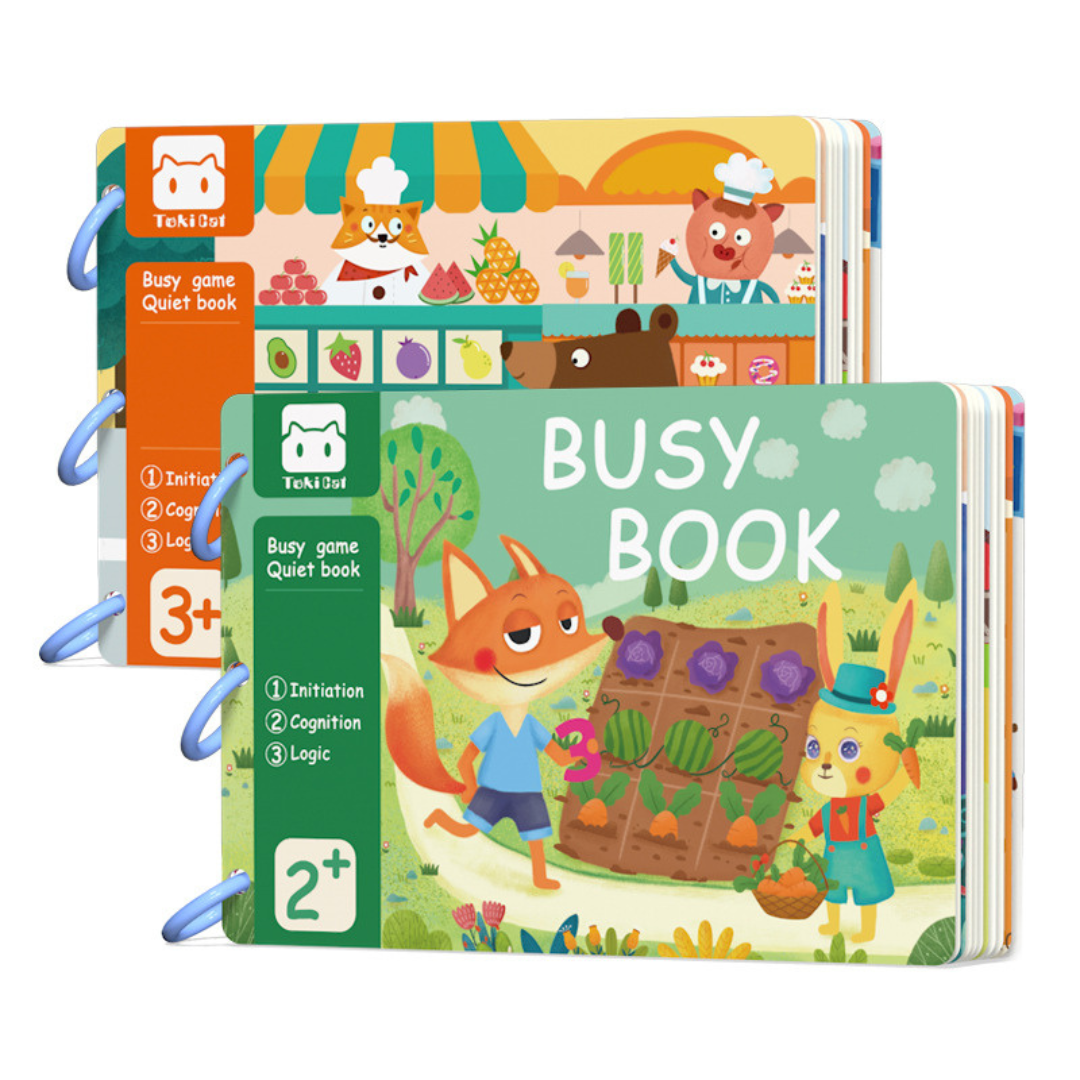 Sensorisk Montessori Busy Book