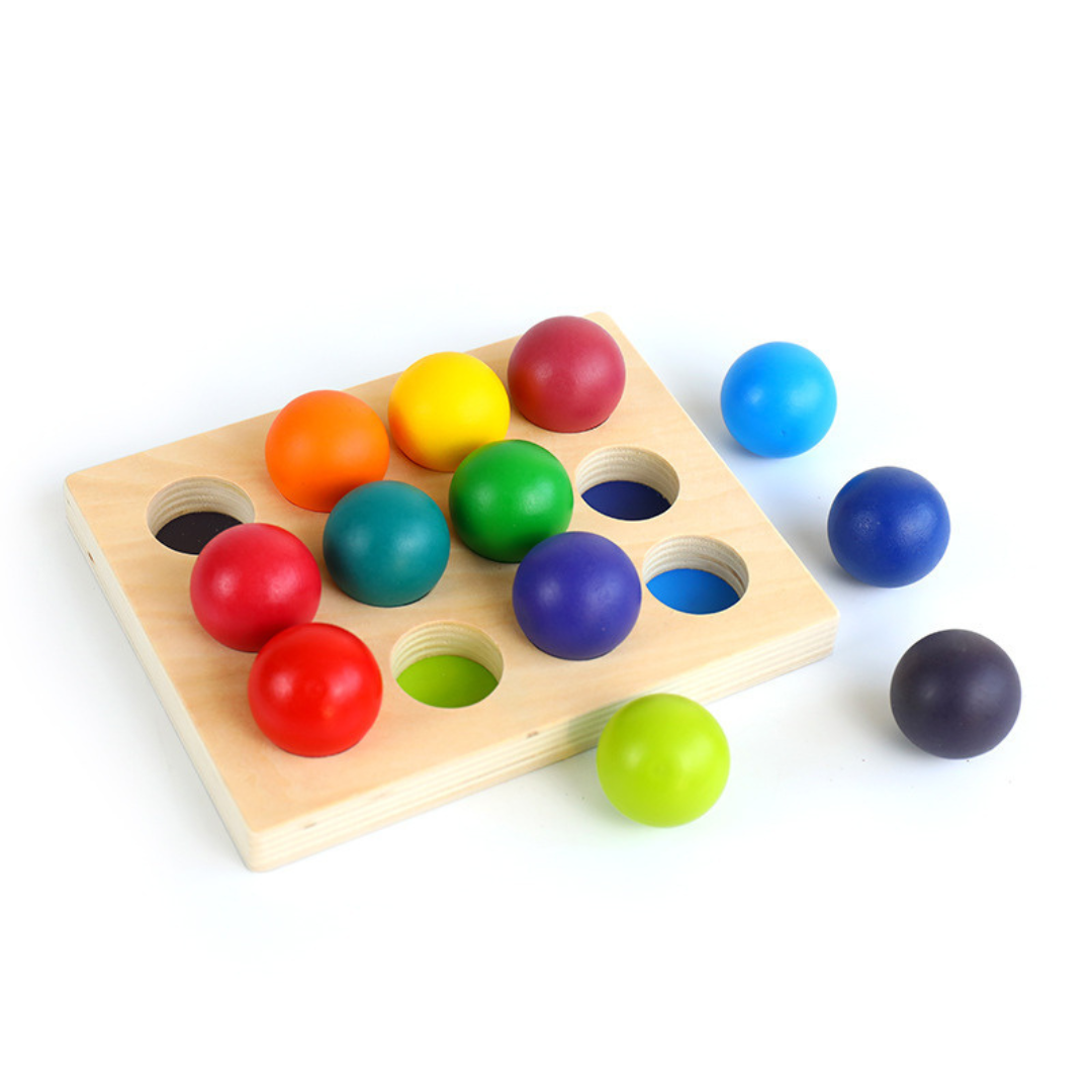 Montessori Regnbåge Sorteringsspel