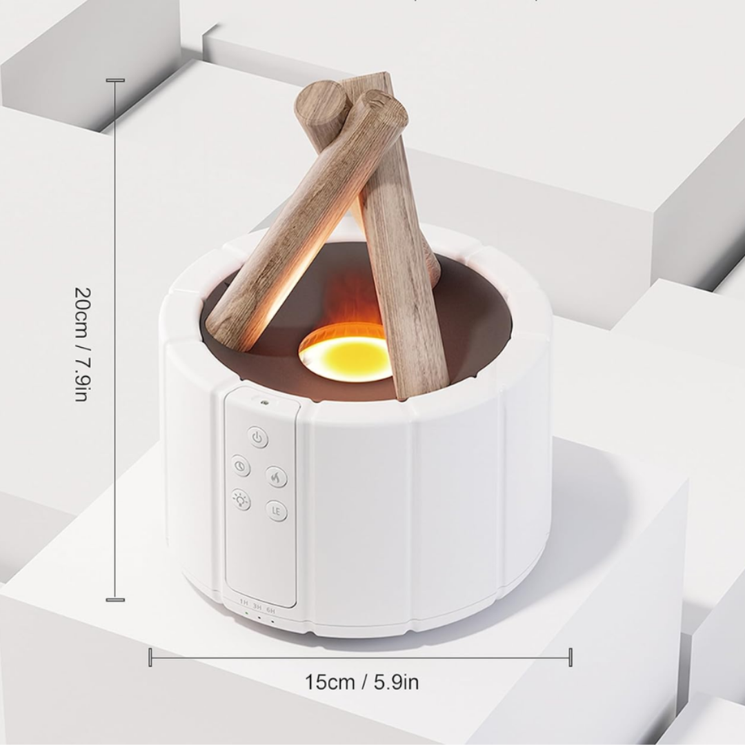 NatureGlow - Flamma och dimdiffusor för aromaterapi