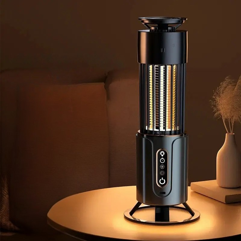 Carvallo mygglampa | USB-laddning & nattljus | 3-stegs timer | För inomhus & utomhus