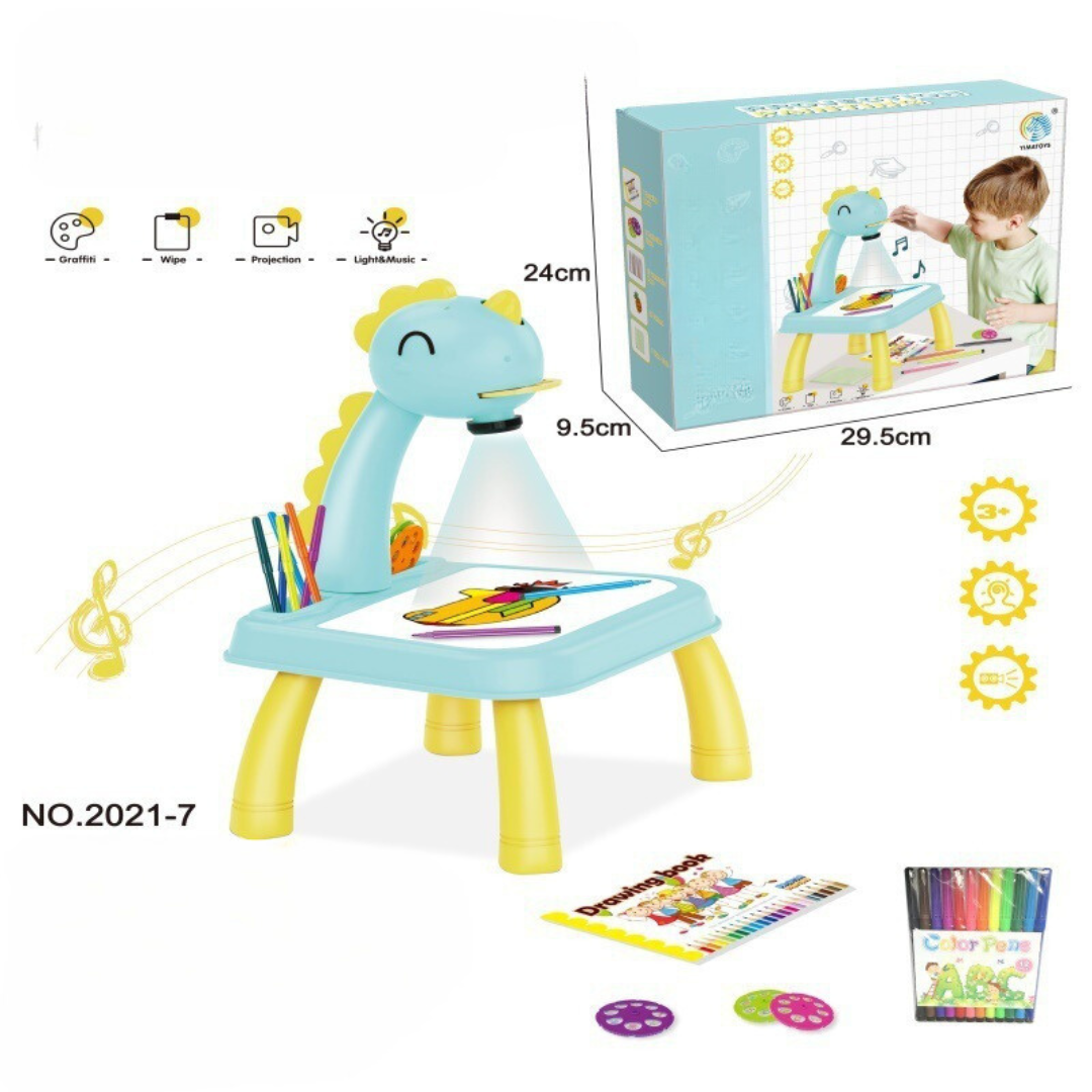 Kreativt Ritbord med Projektor