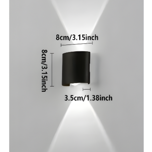 LumoStair - Minimalistisk LED-vägglampa 3-pack