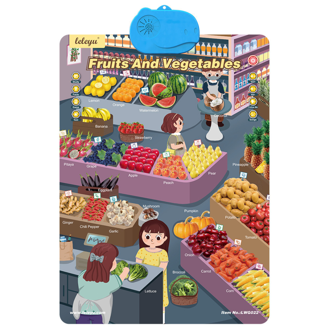 Prata engelska lärande tavla för barn