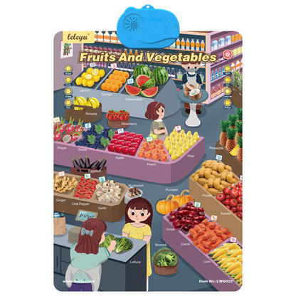 Prata engelska lärande tavla för barn