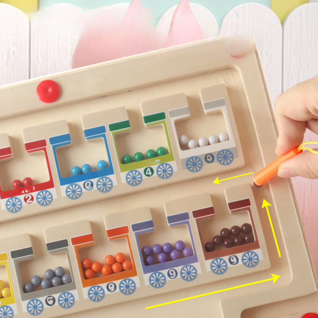 Montessori Magnetiska Labyrinter i Olika Designer