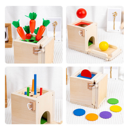 5i1 Montessori Lärande Leksakset Tillverkat av Trä