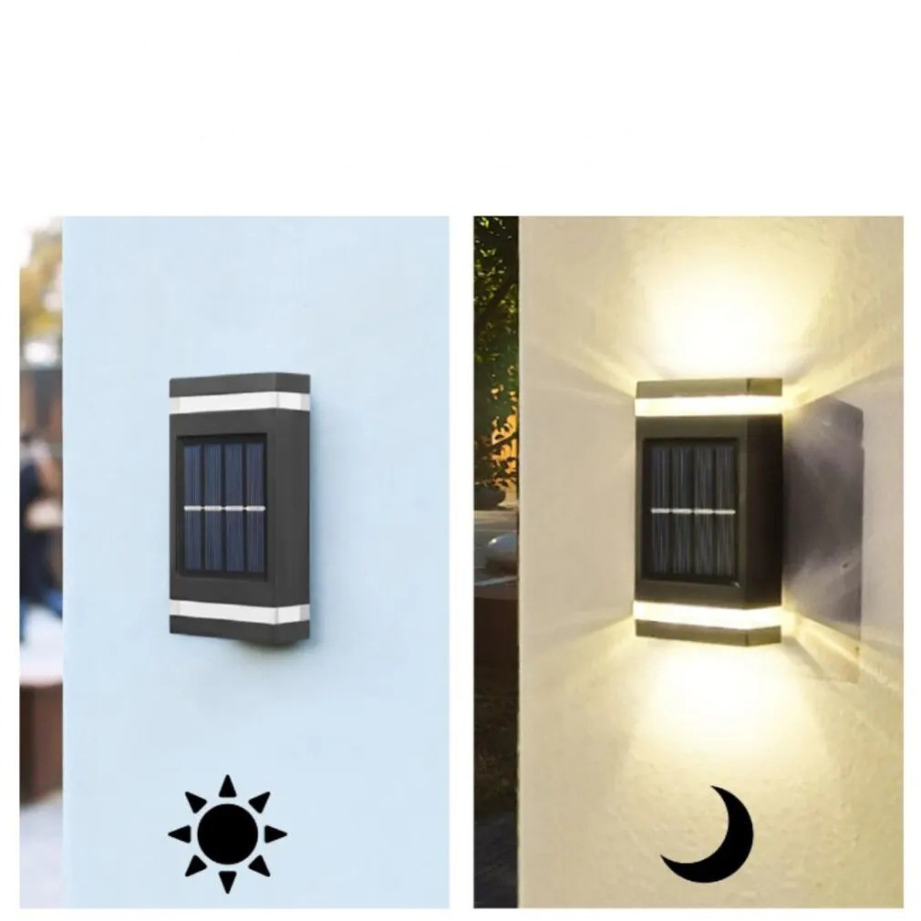AuraSolar Light - Vattentät soldriven vägglampa