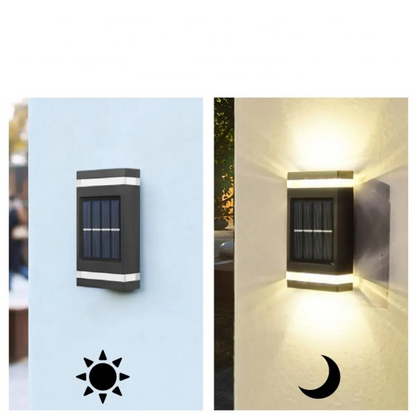 AuraSolar Light - Vattentät soldriven vägglampa