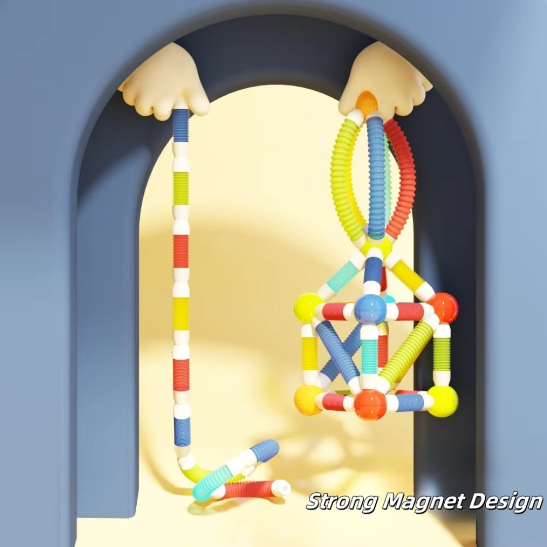 Montessori Formbara Magnetiska Block