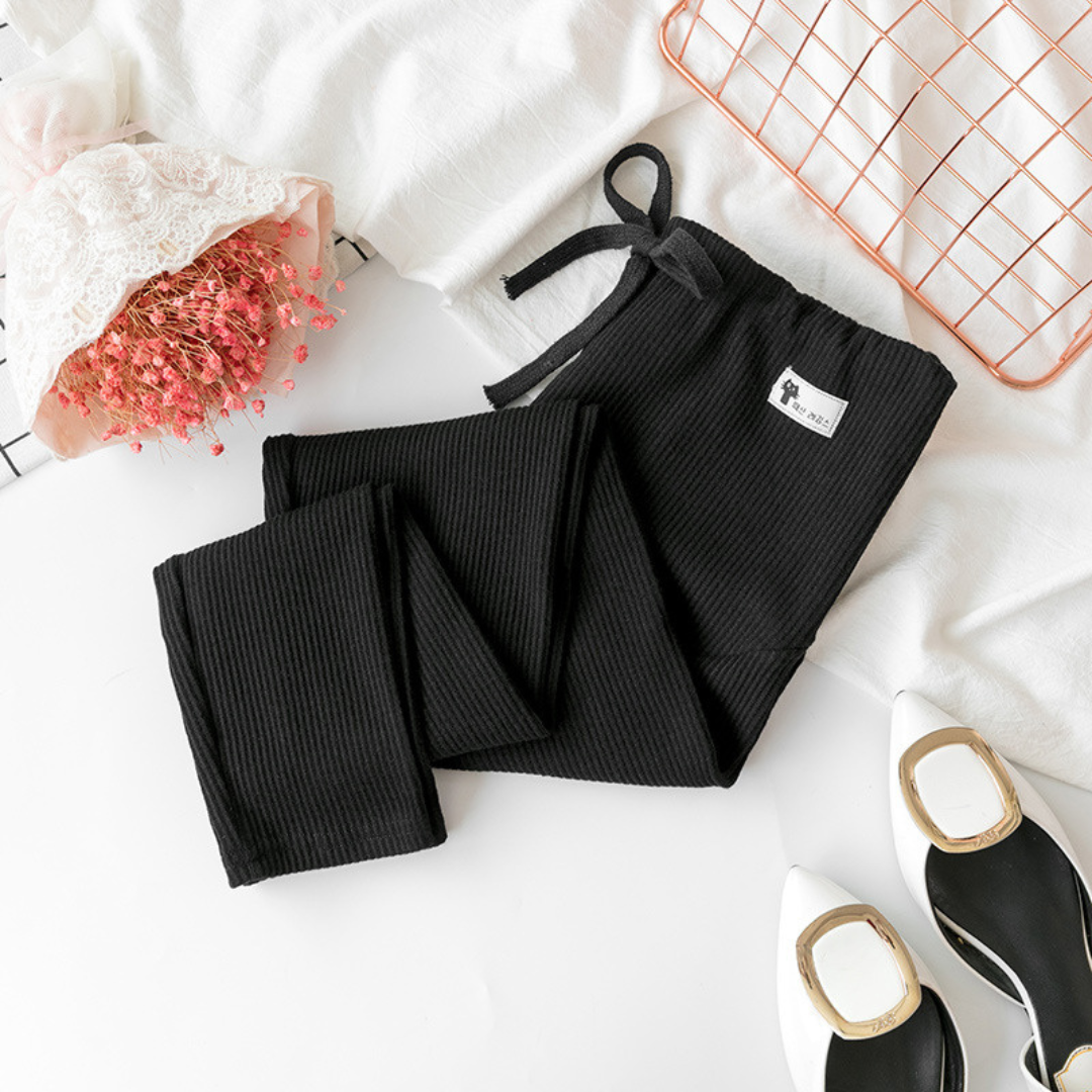 Mysiga Gravidleggings i Joggingbyxor Stil