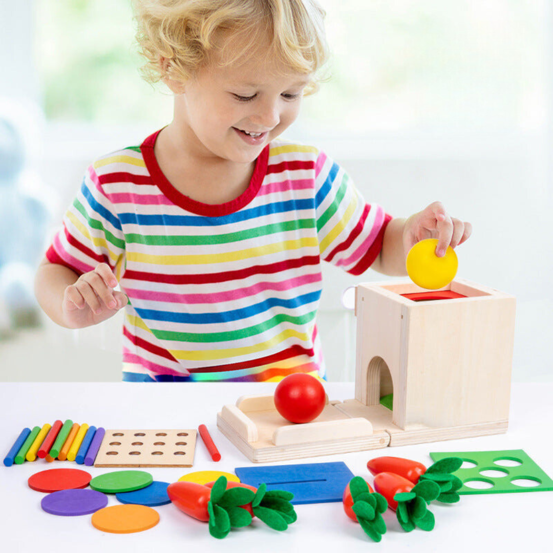 5i1 Montessori Lärande Leksakset Tillverkat av Trä