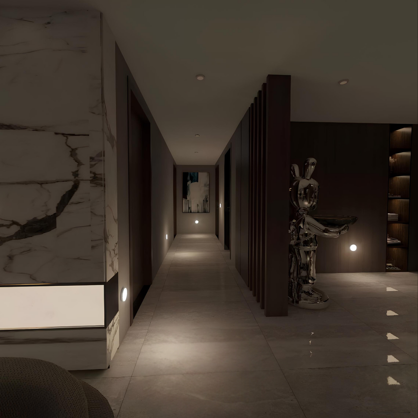 HaloDrift – Rörelselampa med mjukt flöde | 2 stycken