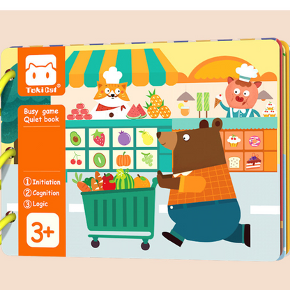 Sensorisk Montessori Busy Book