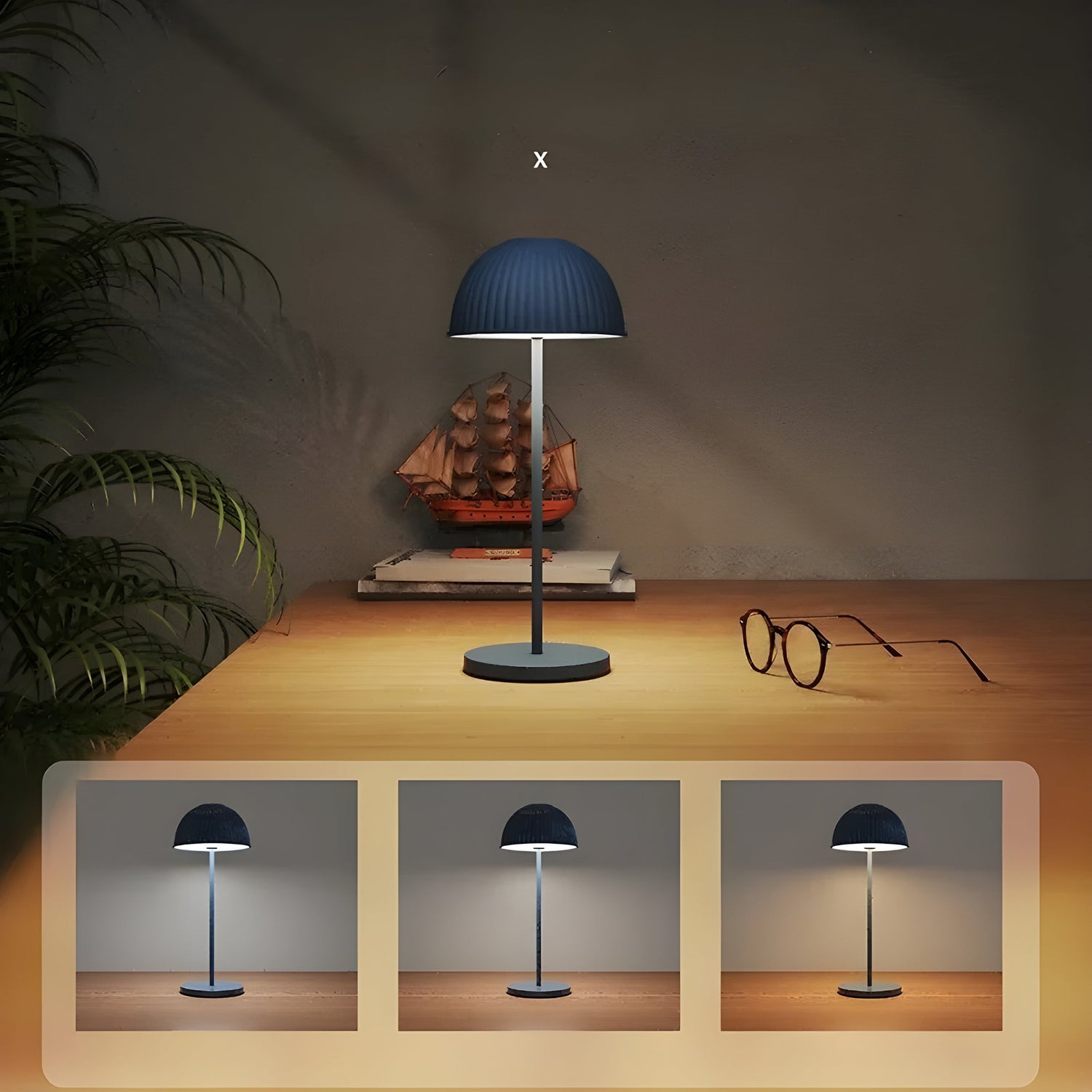 MushWhisper Lampa - Nordisk Minimalistisk Bordlampa