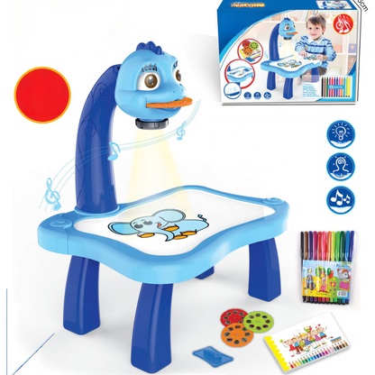 Kreativt Ritbord med Projektor