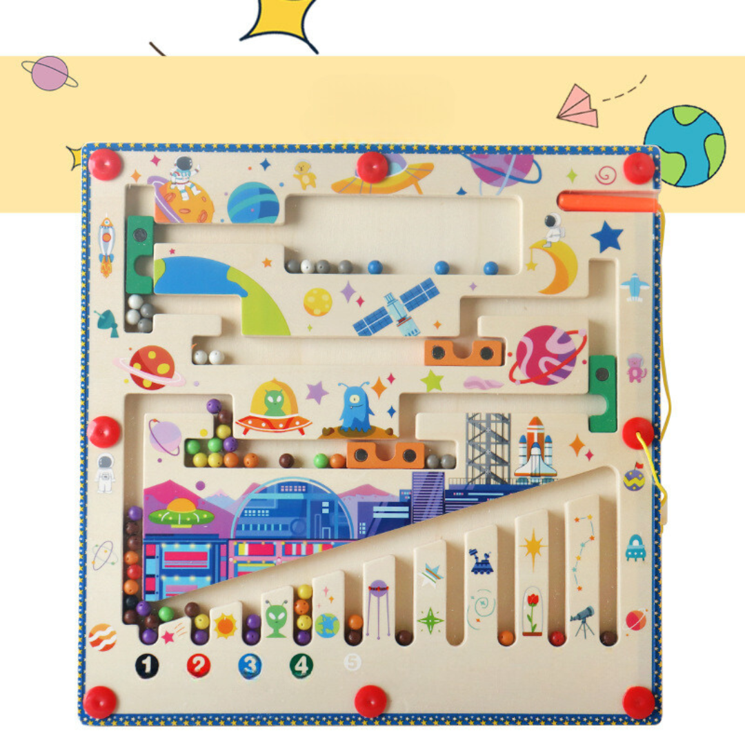 Montessori Magnetiska Labyrinter i Olika Designer