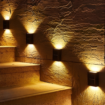 Solarlampa med rörelsesensor – LED utomhusbelysning för hem och trädgård