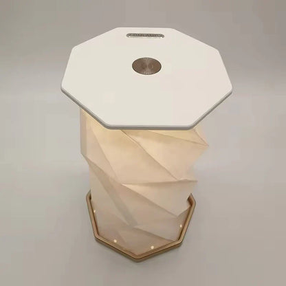 CrystalGlow - Uppladdningsbar Kristall Bordslampa, Trådlös LED Belysning med Dimfunktion