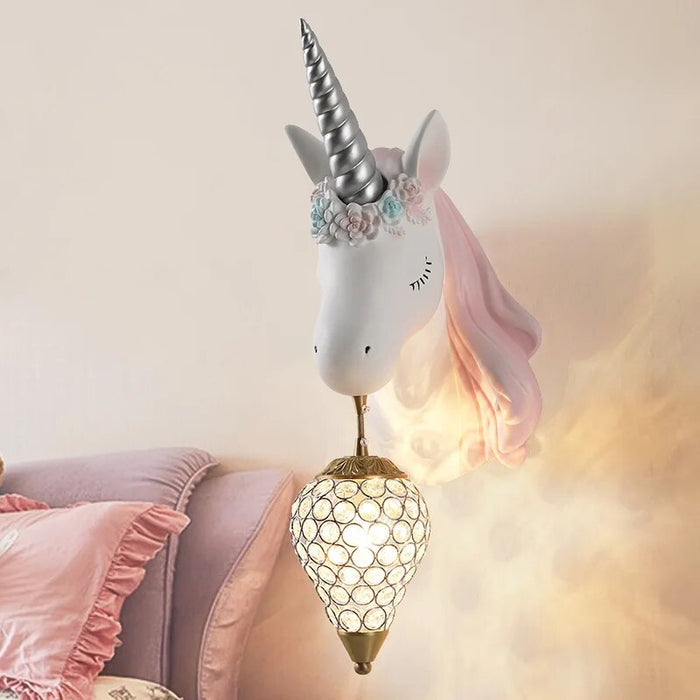 Carvallo - Elegant Unicorn vägglampa för lugn atmosfär