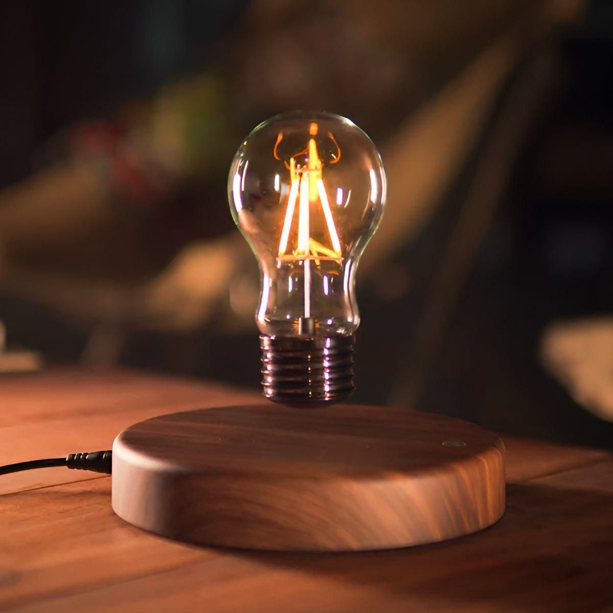 Magisk glödlampa - Elegant magnetisk levitation svävande glödlampa